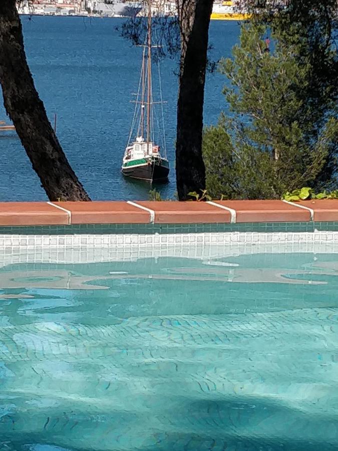 לה סיין סור-מר Villa-Chateau Les Terrasses - Tamaris, Plage Des Sablettes, Mer Au Bas De La Propriete מראה חיצוני תמונה